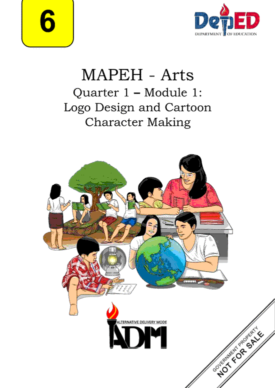 Arts 6 Module 1: Logo Design and Cartoon Character Making