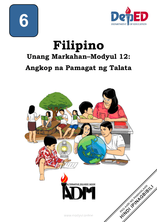 Filipino 6 Modyul 12: Angkop na Pamagat ng Talata