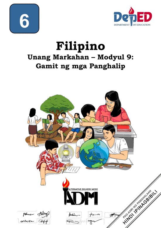 Filipino 6 Modyul 9: Gamit ng mga Panghalip