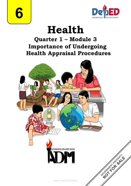 Health 6 Module 3 Importance of Undergoing Health Appraisal Procedures
