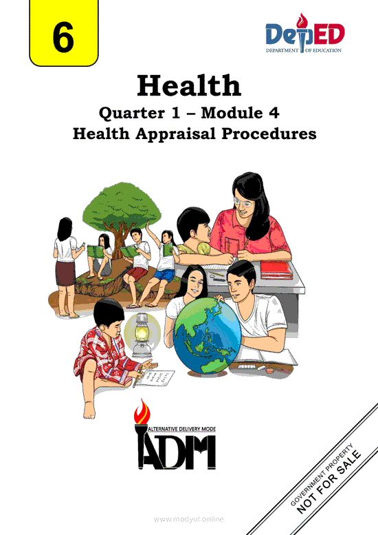 Health 6 Module 4 Health Appraisal Procedures