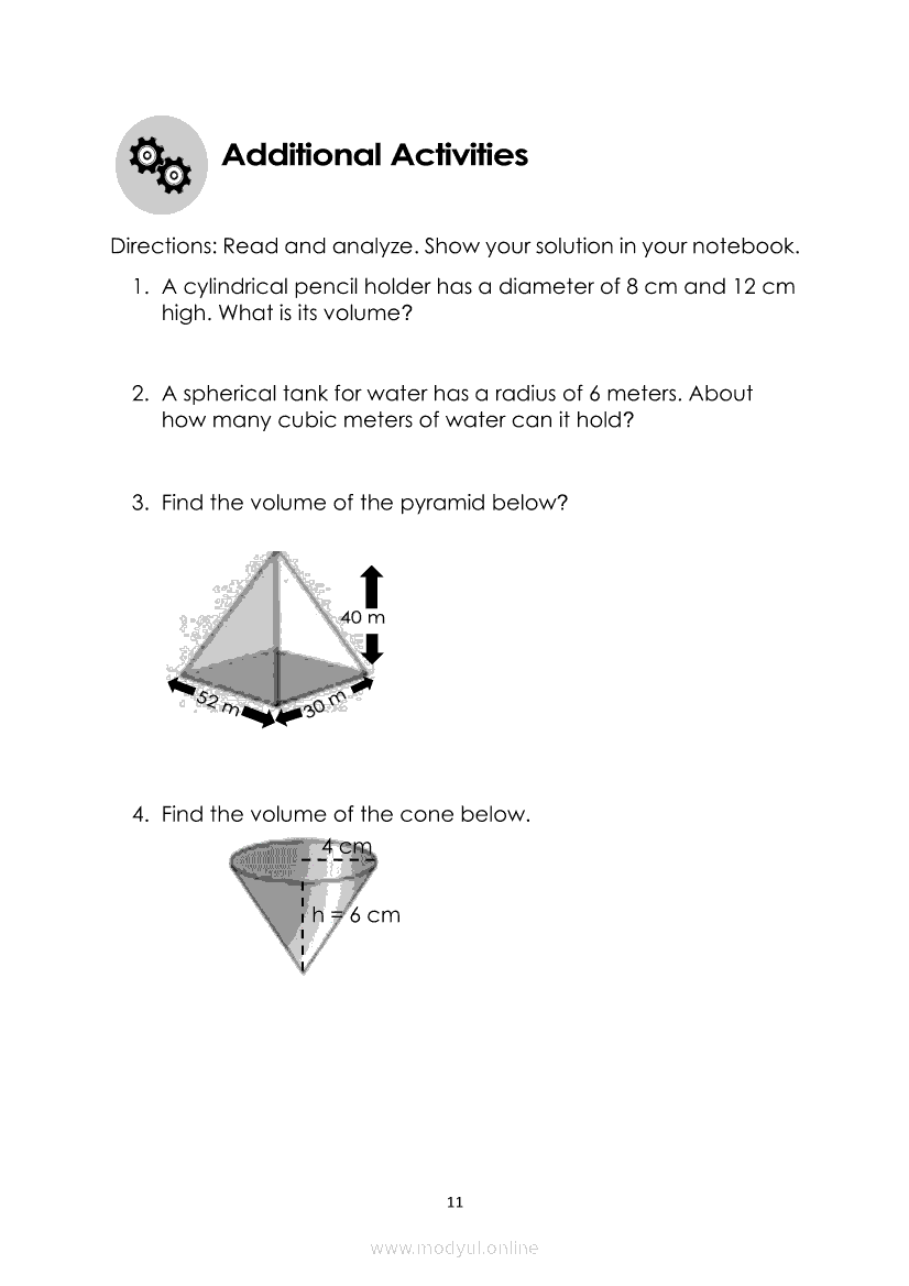 problem solving involving pyramid