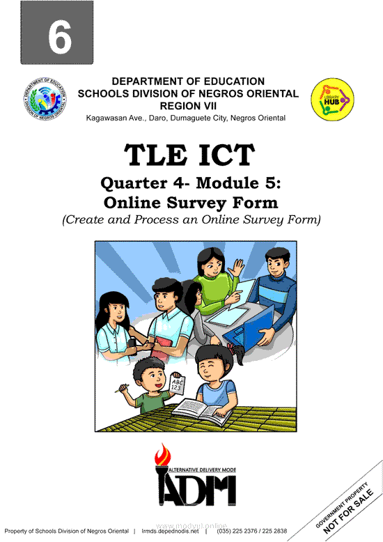 TLE ICT Quarter 4- Module 5: Online Survey Form (Create and Process an Online Survey Form)